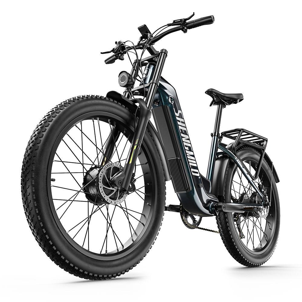 Electric Bicycle Shengmilo S700 Pro 1000Wx2 Motor 26" Fat Tire Adult Electric Bike 48V 25AH 7 Speed Max Load 150Kg