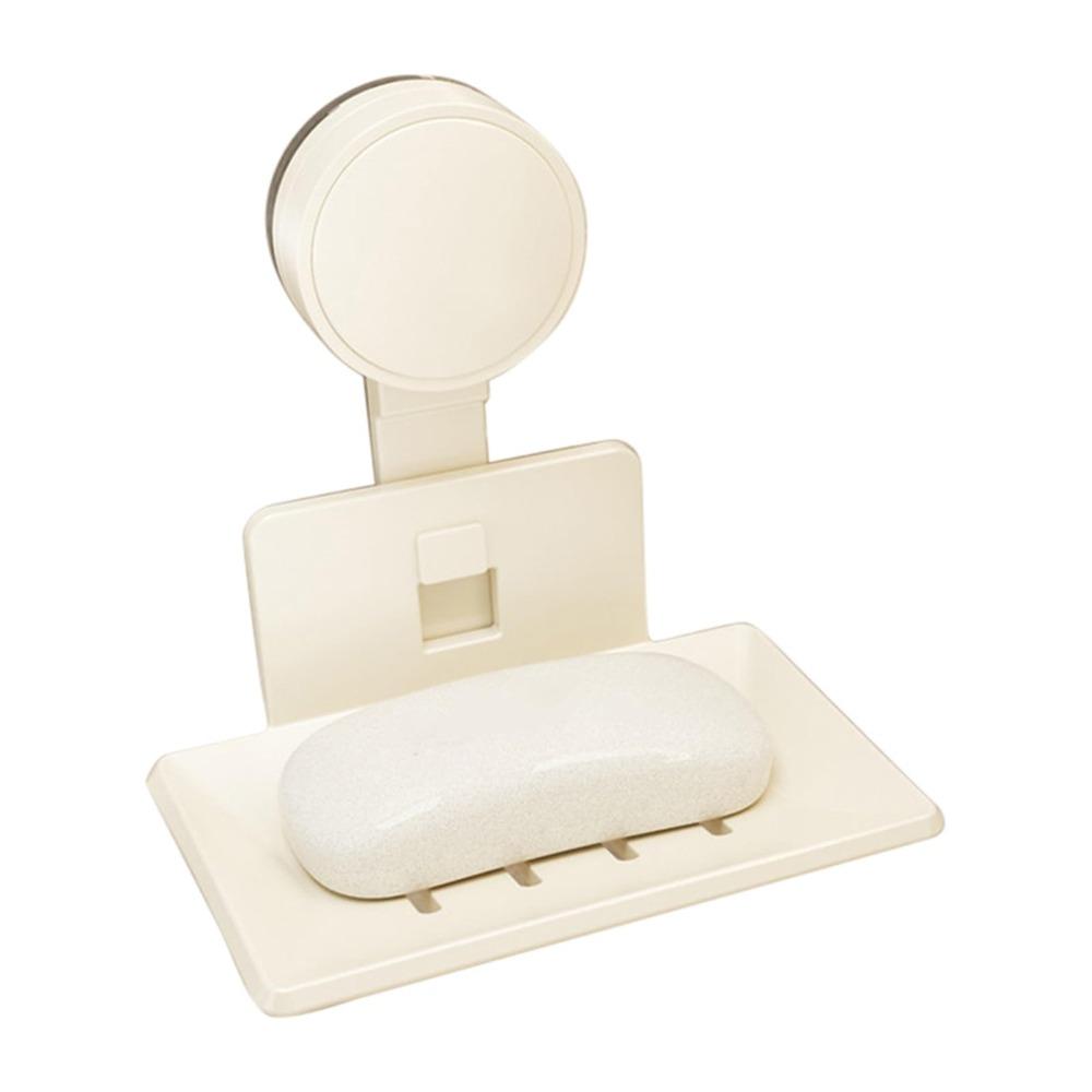 Wall-Mounted Soap Dish Suction Cup Soap Box High Quality Shower Soap Holder  Bathroom Accessories