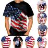 Men'S T-Shirt Short Sleeve Printed Summer Round Neck Top Trend Casual Sweatshirt