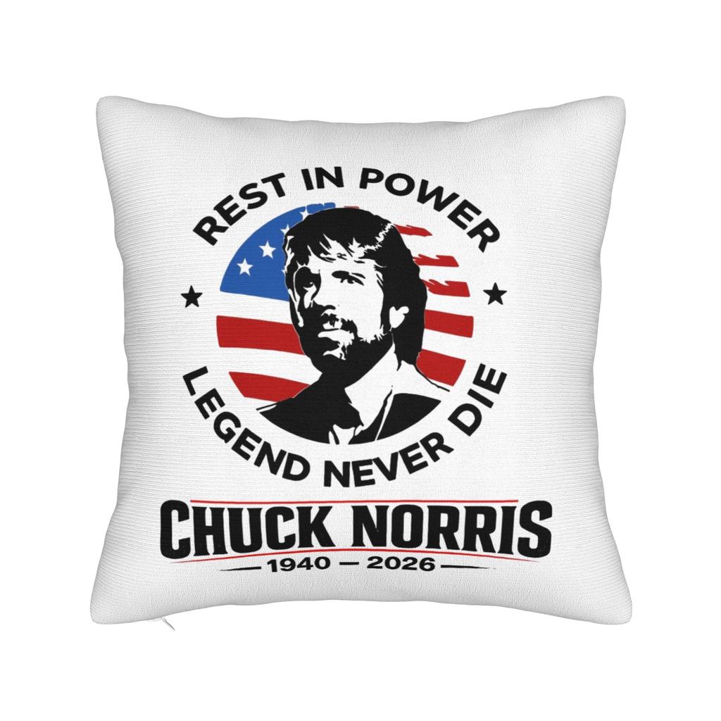 Remember Chuck Norris Throw Pillow Cover Polyester Decorative Pillow Creative Pillowcase