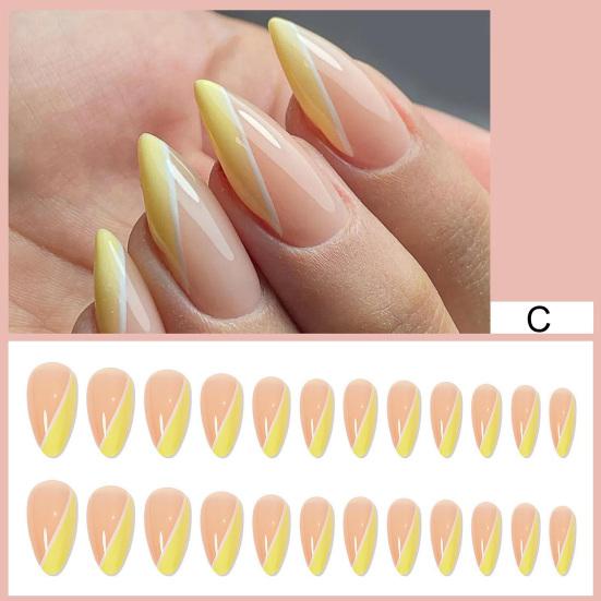 Fake Nails Stunning Visual Effect No Odor Extend Nail