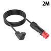 2m 18AWG Car Fridge Cigarette Cable Cooler Charging Replacement Line 12A 12V For Car Refrigerator Warmer Extension Power Cable
