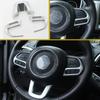 My Good Car ABS Chrome Steering Wheel Cover Trim Stickers for Jeep Compass 2017 2018 Renegade 2015 2016 2017 Accessories