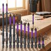 12 Pieces Hex Shank Magnetic Batch Head S2 Zinc Zinc Alloy Steel Electric Screwdriver Bits  Power Hand Tools