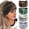 Bohemian Cashew Yoga Exercise Headband Anti Sweating and Moisture Absorbing Elastic Cotton Headband Knotting Headband