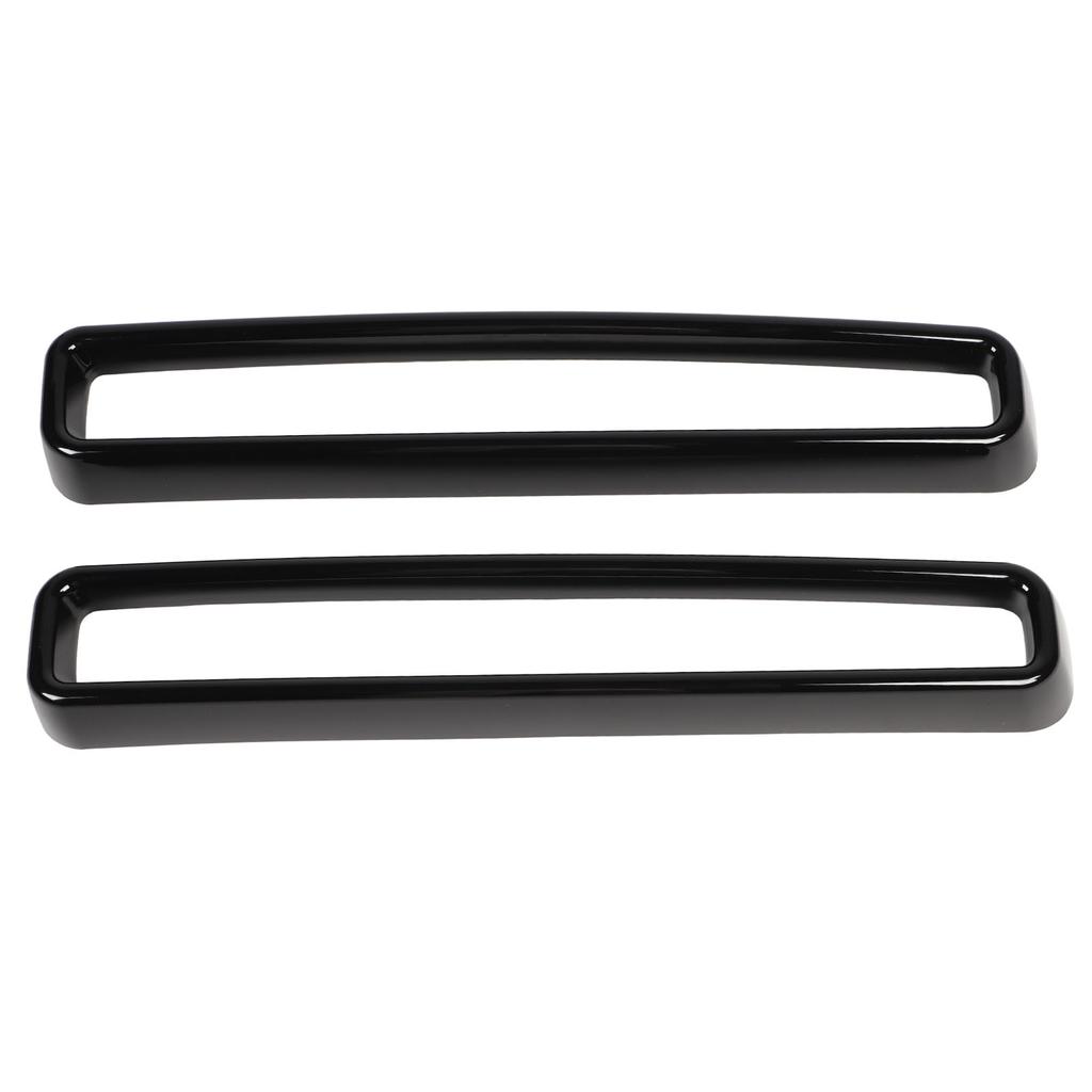 Защитные вставки на решетку радиатора Декорация Глянцевый черный Защитные вставки на решетку радиатора Накладка Прочный АБС-пластик Долговечный для