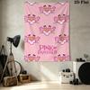 Pink Panther Wall Tapestry Aesthetic Wall Hanging Printed Fabric Blanket Decorative Tapestries For Bedroom Living Room Home Decor