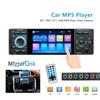1 Din 4'' HD Car MP3/MP5 Player Capacitive Touch Screen Digital Display Bluetooth Car Radio Syereo Mirror Link