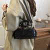 Pu Leather Vintage Underarm Bag Spicy Girl Locomotive Pack Punk Armpit Bag  Girls