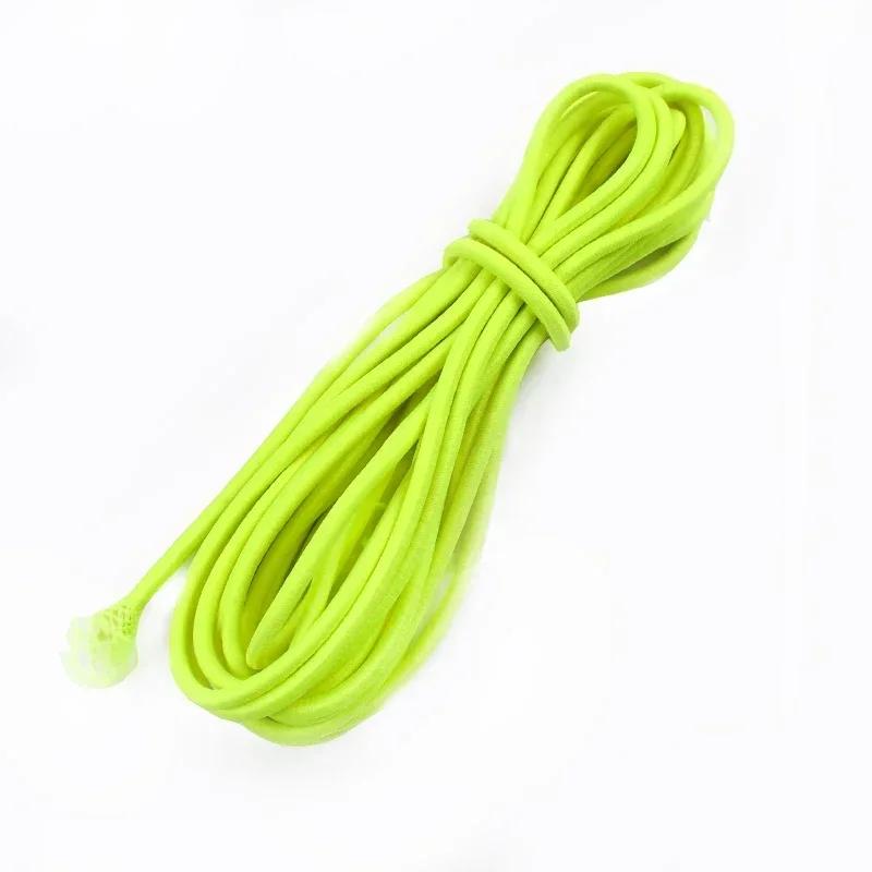 5/10/20 м 4 мм Многоцветная эластичная лента Круглая резинка для волос Банджи Шнурок для шляпы Резинки Одежда Пружинный шнур Швейная косая бейка