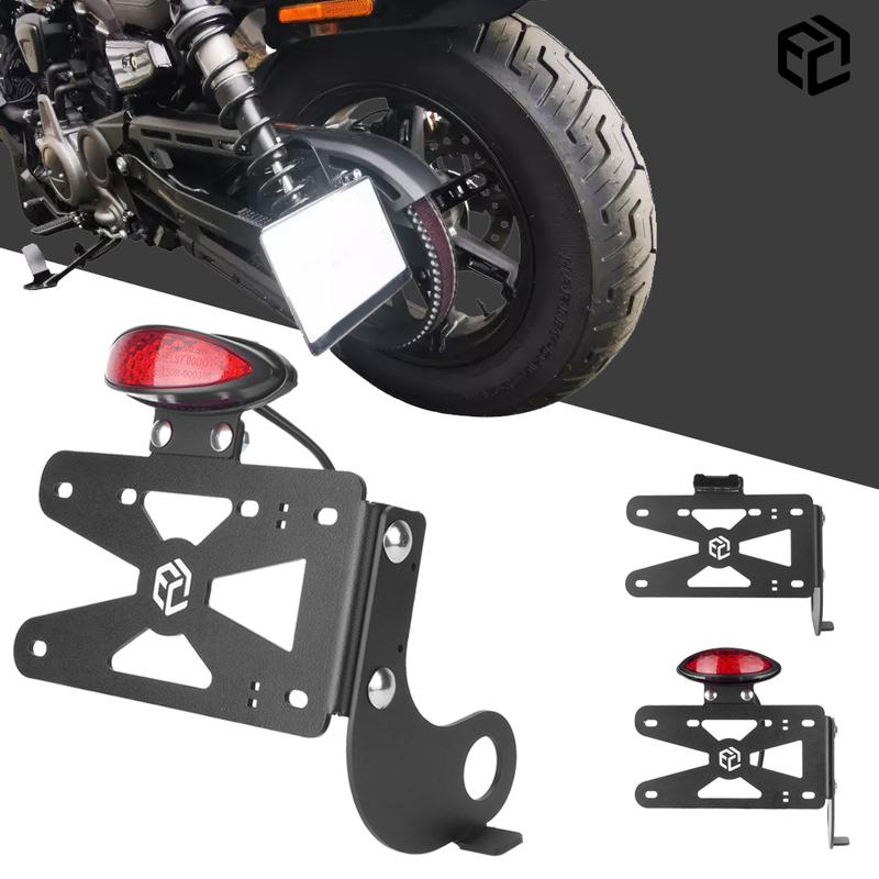 Для мотоцикла RH975 Задний держатель номерного знака Для Harley Nightster 975 С кронштейном для светодиодной подсветки Аксессуары