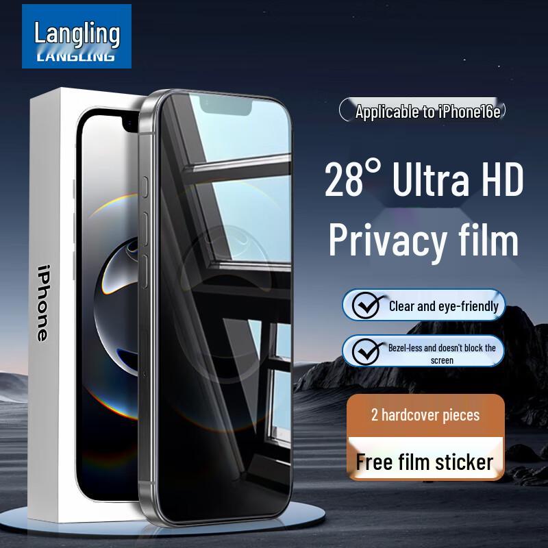 Защитные пленки премиум-класса Langling для экрана и объектива iPhone