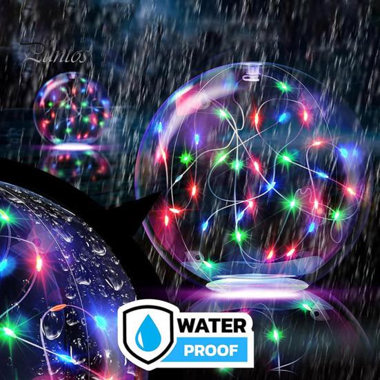 Плавающие солнечные светильники для бассейна, надувные светящиеся шары, плавающие водонепроницаемые светодиодные светильники с дистанционным управлением для крытого бассейна, декор для вечеринки на открытом воздухе