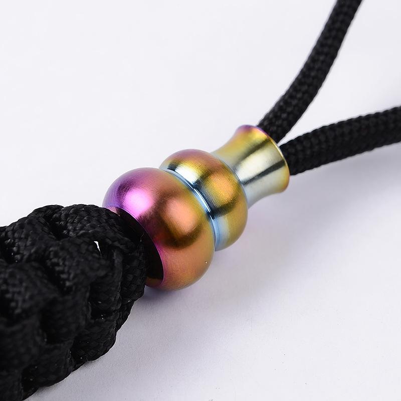 Титановый сплав TC4 EDC темляк для ножа: Аксессуар из паракорда с подвеской, 4 стиля