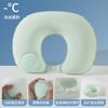 Inflatable Pillow Travel Portable Neck Pillow Extended Ice Silk Inflatable U-Shaped Pillow Travel