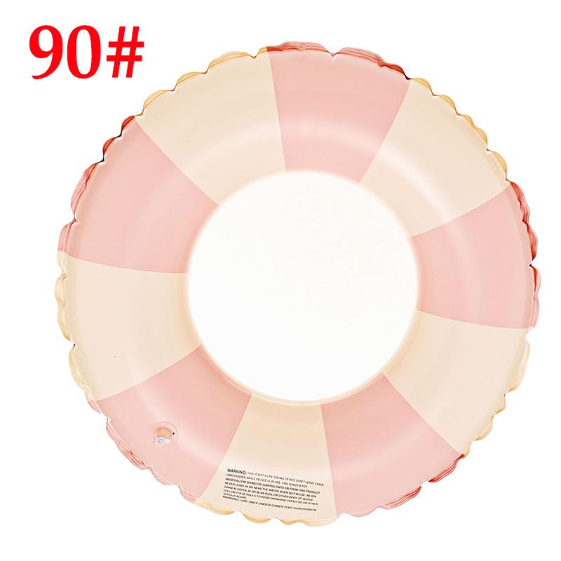 Летнее пляжное полосатое утолщенное кольцо для плавания, детское кольцо для плавания в водных видах спорта, плавающее кольцо для взрослых с вишней, спасательный круг для бассейна