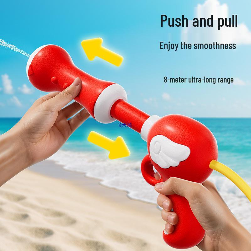 Детский рюкзак-водяной пистолет большой вместимости с выдвижным механизмом для брызг водой