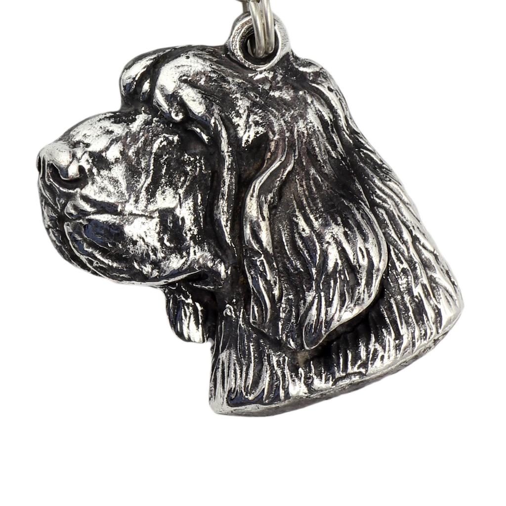 Clumber Spaniel I - Necklace with dog, silver-plated pendant for dog fan, unique jewelry by Art-Dog brand