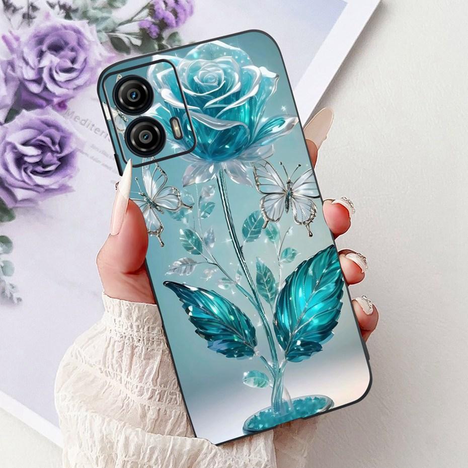 Cute Painting Phone Case For Motorola Moto G53 G73 Soft Silicone TPU Back Cover For MOTO G53 G73 5G Cases Bumpers