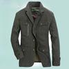 Men's Pure Cotton Small Suit Men's Casual Suit Collar Loose Men's Washed Jacket