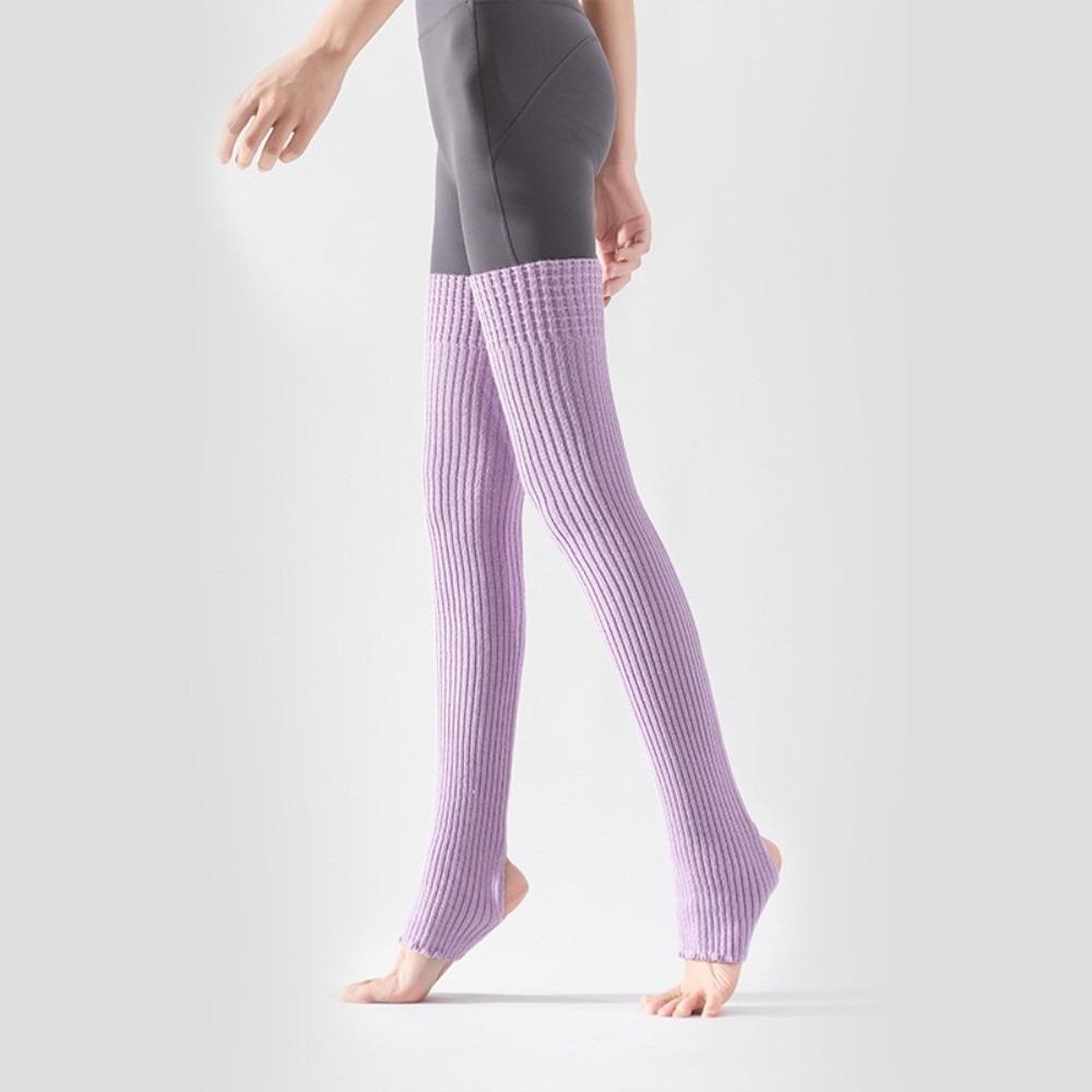 Knee High Long Foot Covers Foot Cover Pilates Yoga Knitted Socks Ballet Leg Warmers Gym Fitness