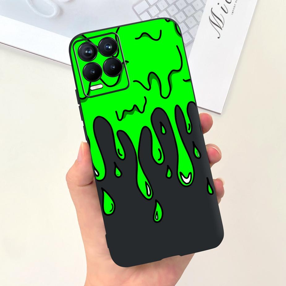 For Realme 8 4G Case Realme 8i Cute Fashion Painted Cover Soft Silicone Phone Case For Realme 8 Pro Realme8 8i Back Cover Bumper