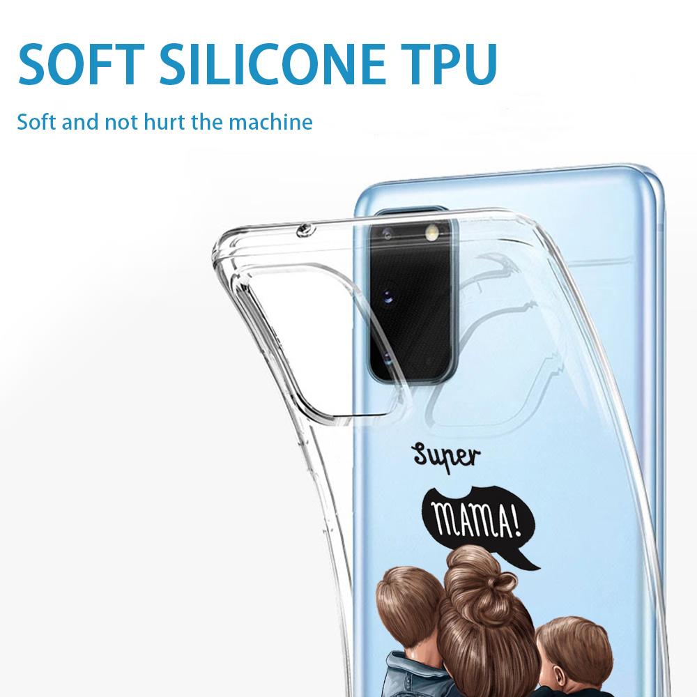Super Mom Baby Case For Samsung A52s 5g A51 S21 A12 Fundas Galaxy A53 5g A33 A73 A03 A50 A31 A50 A70 A71 A72 A13 A32 Back Covers