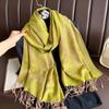 Luxury Brand Autumn Cashmere Pashmina Shawl Lady Wrap Warm Winter Scarves Design Print Female Foulard Hijab Stoles Scarf