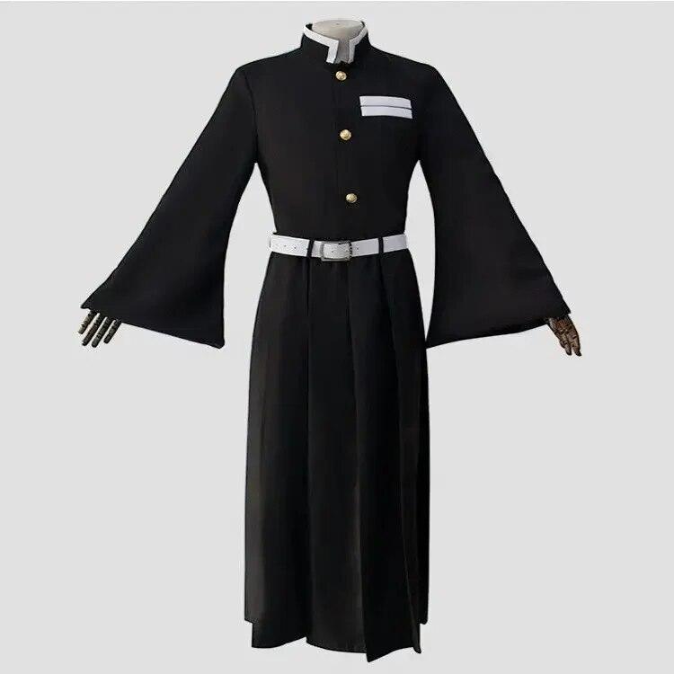 Убийца Демонов Tokitou Косплей Muichirou Костюм Платье Для Взрослых Аниме Kimetsu Tanjirou Хэллоуин Одежда Парик Костюмы