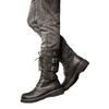 Men's Cowboy Boots High Top Inner Heightening Shoes High Breathable Boots Plus Size Shoes Casual Sneakers Motorcycle Boots