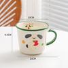 Comic Cartoon Animal Ceramic Large Capacity Breakfast Cup Household Mug Milk Cup Oatmeal Cup High Appearance