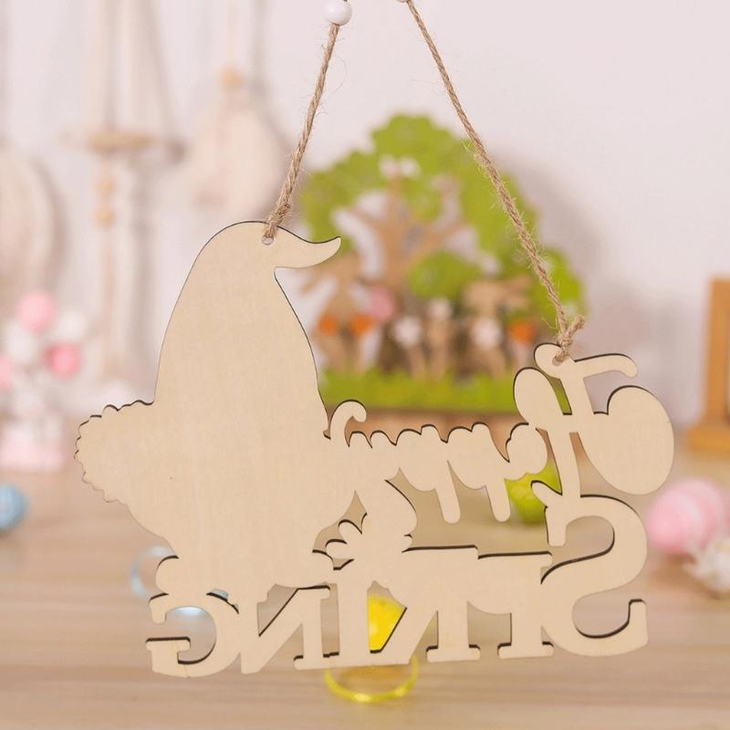 Пасхальная деревянная подвесная табличка Пасхальный деревянный венок табличка Счастливой Пасхи/Весны Дверная табличка для входной двери Настенный декор