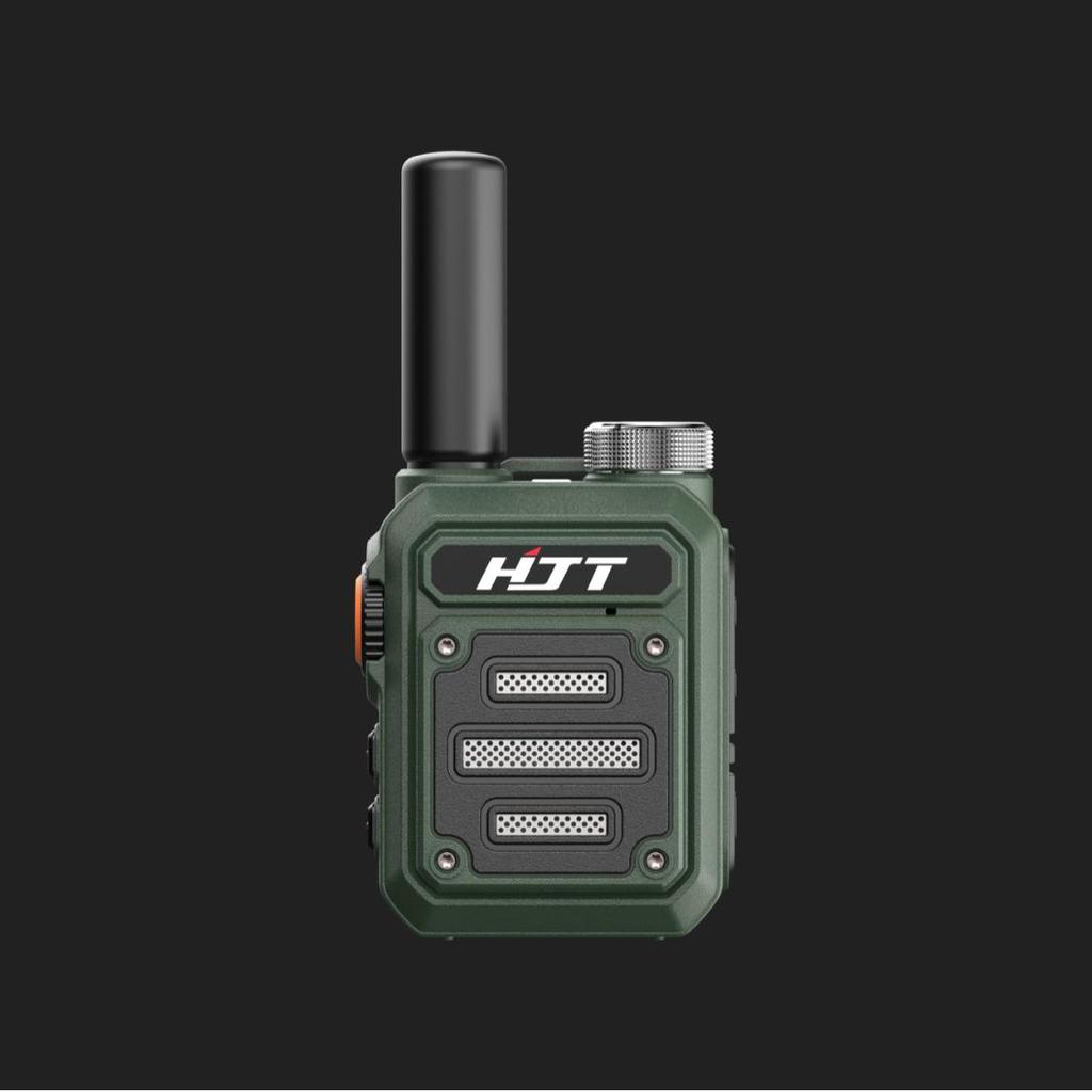 Мини-рация HJT: Одна кнопка частоты, Дальность 5 км, Низкое энергопотребление, Для использования на улице/Стройке/В отеле