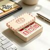 Щелкающая настольная игрушка 3D-печатный ящик для штампов Clicker, Снятие стресса Ретро пальцевые рельеферы Кролик для взрослых и детей Расслабляющие щелкающие игрушки
