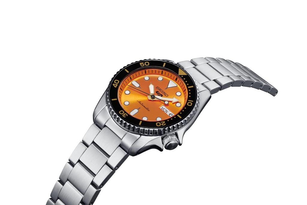 Часы Five Sports SKX SBSA231 Silver [Seiko Watch] Мужские часы среднего размера в спортивном стиле
