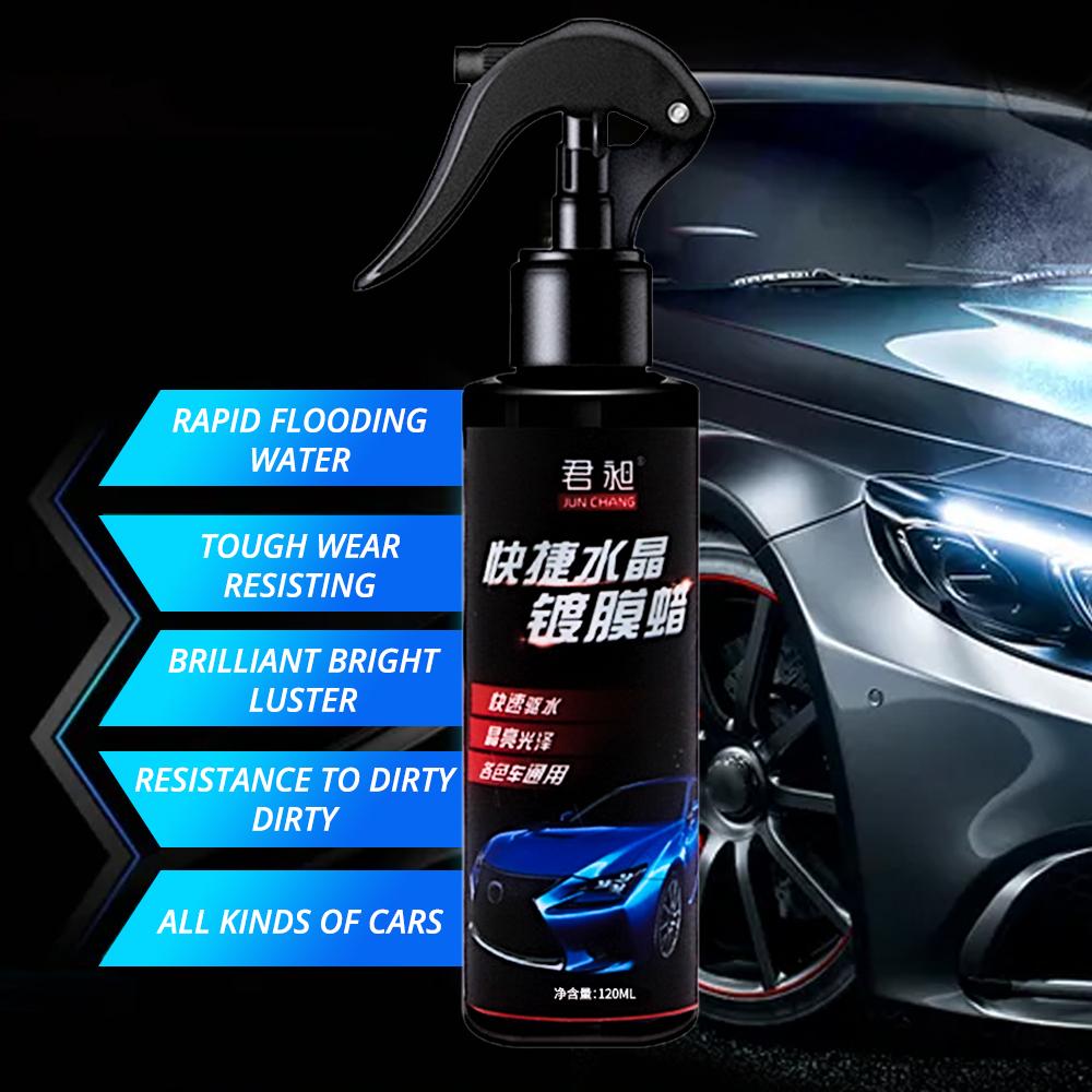 120 мл керамическое автомобильное покрытие, уход за краской, полировка, кристаллическое покрытие, спрей-герметик, нанопродукты, гидрофобный быстрый слой, жидкий воск