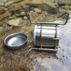 190ml Alcohol Stove Portable Rustproof Stainless Steel Camping BBQ Cooking Stove for Outdoor