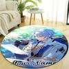 Personalized Genshin Impact Round Chair Office Rug - Perfect for Mat, Office Chair & More - Ideal Gift for Birthdays and Holidays