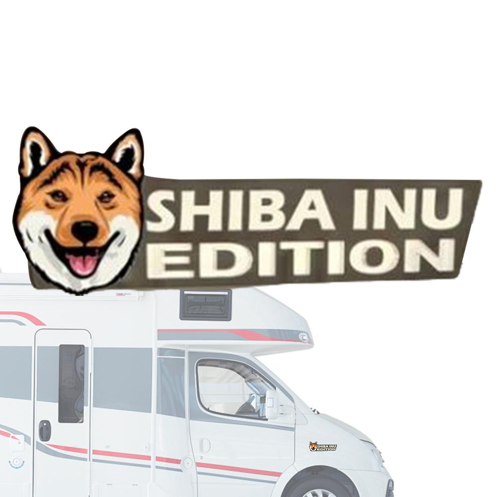Dog Cart  Emblem Car 3D Dog Edition Acrylic Car Badges Stickers Automotive Badge Decals And Stickers Exterior Decoration