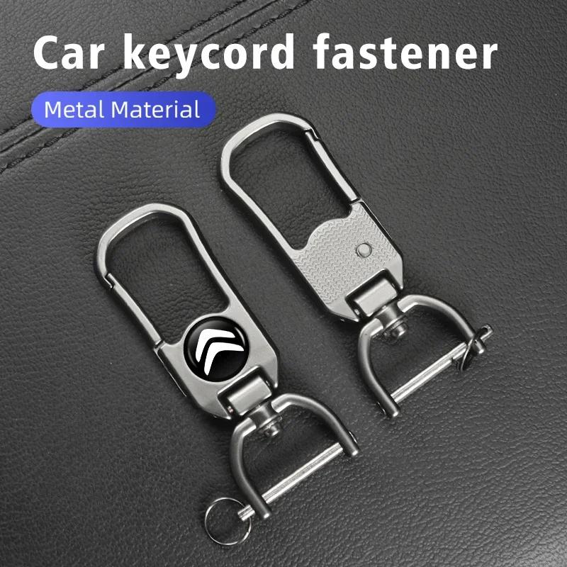 Metal Car KeyChain Key Ring Chain Auto Styling Accessories For Citroen Grand Berlingo Jumper Celysee Xsara Picasso Aircross