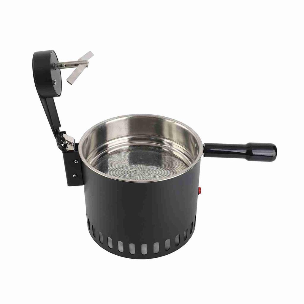Rotating Coffee Bean Cooler Stainless Steel Filter Screen High Suction Force Electric Roasting