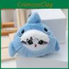 Cute Blue Shark Stuffed Keychain Soft Pp Cotton Fill Plush Toy For Kids Gift
