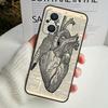 Anatomical Heart Anatomy Case For OPPO Reno 11F 10 Pro 4 5 6 7 8 Lite 4Z 5Z 8T OPPO Find X6 X5 Pro X2 X3 Neo Cover