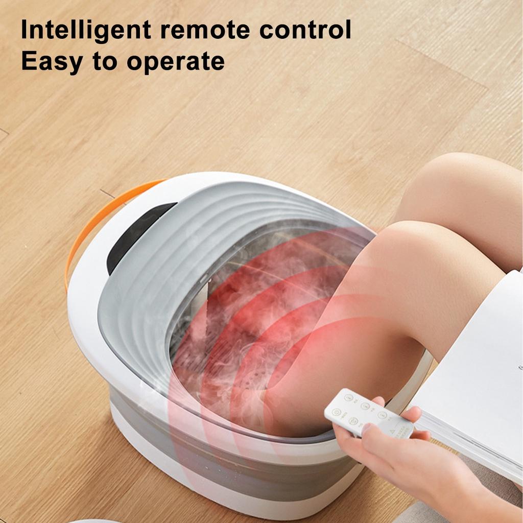 Массажер для ног 300 Вт 7,5 литров с вибрационным массажным роликом и пемзой для педикюра Для шиацу-акупрессуры 22,7x38xсм