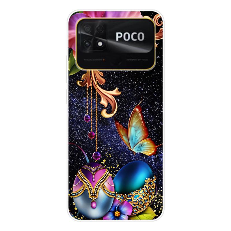 Для Xiaomi Poco C40 C 40 Чехол Мягкая силиконовая задняя крышка Мультяшный чехол для телефона Разнообразие