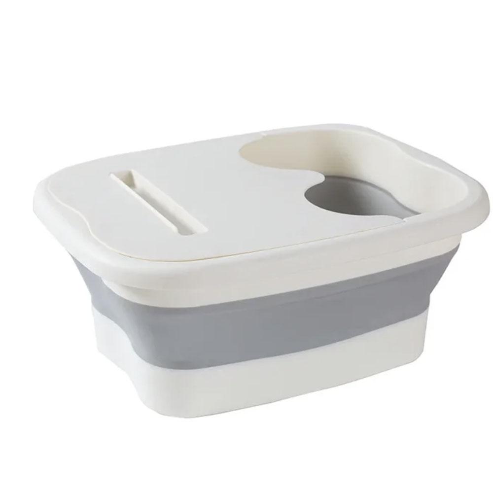 Foldable Footbath Massage Bucket Soaking Bucket Folding Basin Spa Foot Bath Bucket Household Sauna Bathtub Pedicure Bath Bathtub