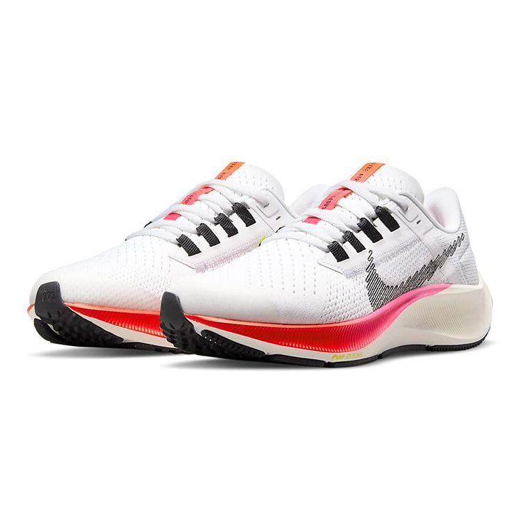 Nike Детские кроссовки Air Zoom Pegasus 38 GS Rawdacious Белый футбольно-серый Pink-Blast DJ5557-100