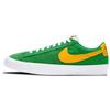 Zoom Blazer Low Pro GT SB Lucky Green Gold Кроссовки унисекс Черно-белые Университетское золото DC7695-300