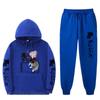 Мужской оверсайз комплект из худи и штанов Streetwear Повседневный образ с боковыми карманами