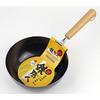 Сковорода для стир-фрая Pearl Metal, 20 см, деревянная ручка, подходит для индукционных плит, глубокая чугунная сковорода, Ironworker, сделано в Японии, HB-1964